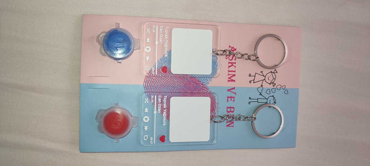 Parmak izli anahtarlık - Görsel 3