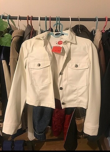 Bershka deri ceket 