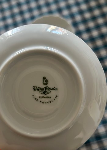 Pembe Çiçek Desenli Beyaz Porselen Fincan Takımı - Görsel 4