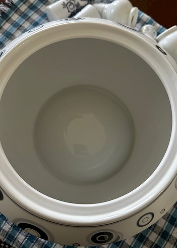 Gri Desenli Beyaz Kapaklı Çorba Kasesi - Görsel 3