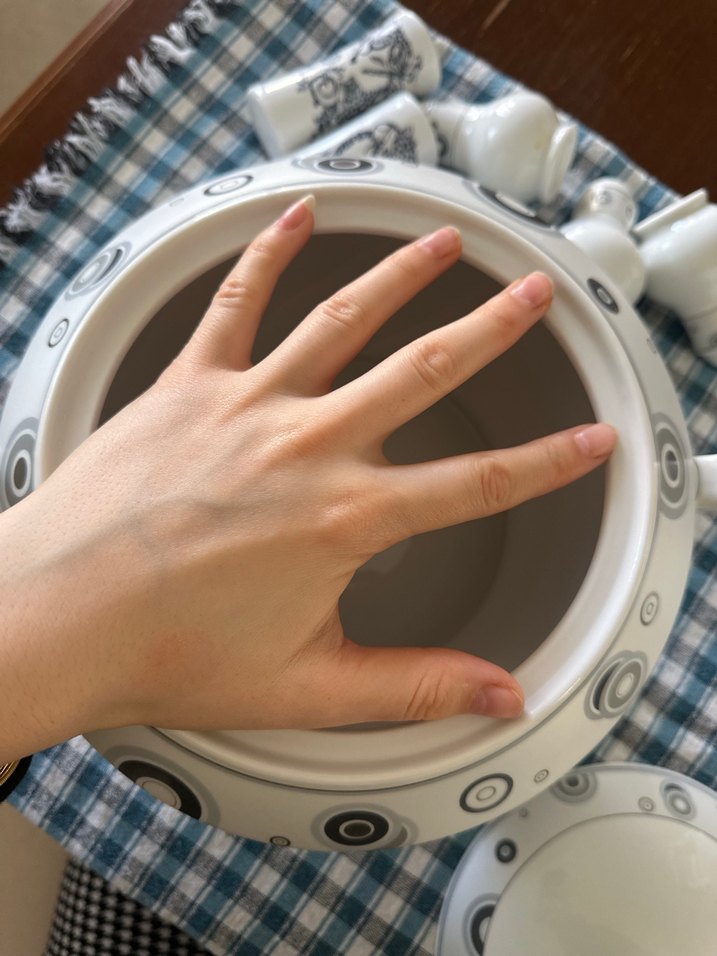 Gri Desenli Beyaz Kapaklı Çorba Kasesi - Görsel 5