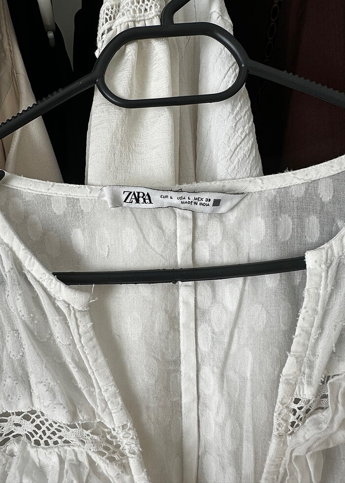 Zara gömlek bluz - Görsel 2