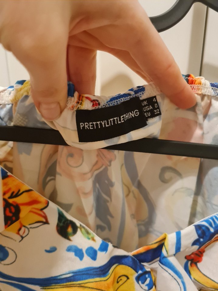 Renkli Drapeli Uzun Kollu Mini Elbise - Görsel 3