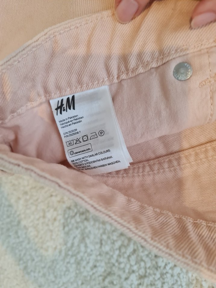 Pudra Renkli Kadın Mini Denim Şort - Görsel 2