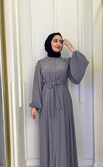Aura abaya Medine ipeği ferace