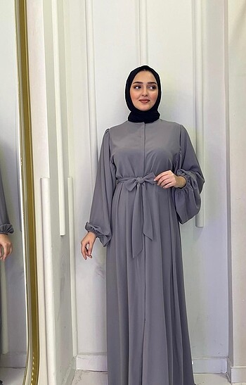 Zühre Aura abaya Medine ipeği ferace