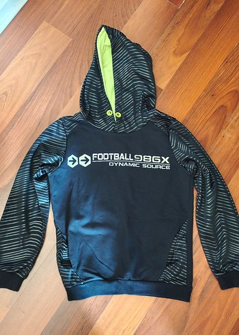 LCW Kapüşonlu Siyah Erkek Sweatshirt