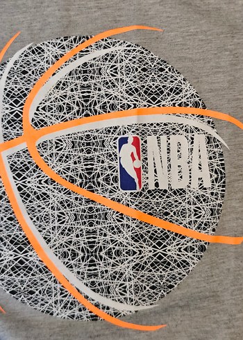 Defacto DeFacto NBA Baskılı Gri Uzun Kollu Sweatshirt