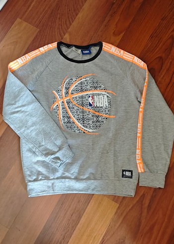DeFacto NBA Baskılı Gri Uzun Kollu Sweatshirt