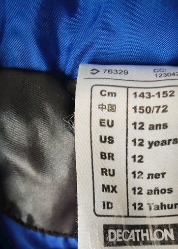 Decahtlon Mont Mavi İç Astarlı - Görsel 3