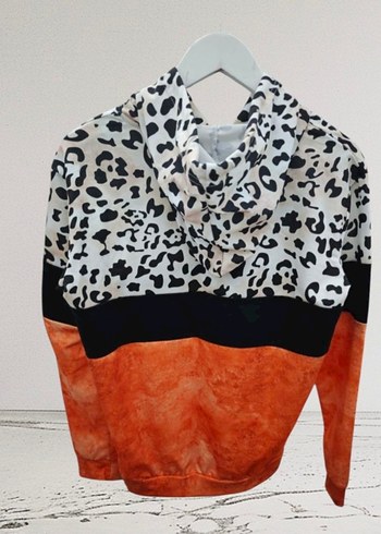 Leopar detaylı Sweatshirt - Görsel 5