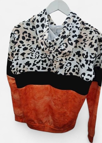 Leopar detaylı Sweatshirt - Görsel 6