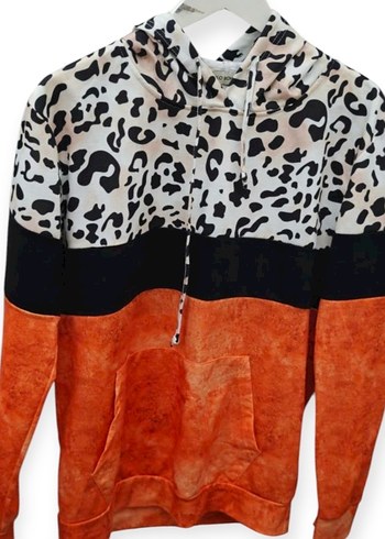 Leopar detaylı Sweatshirt - Görsel 7