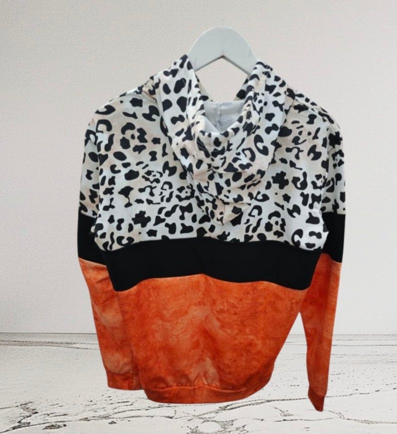 Leopar detaylı Sweatshirt - Görsel 5