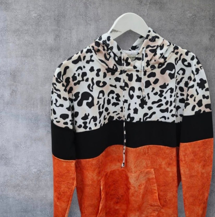 Leopar detaylı Sweatshirt - Görsel 2