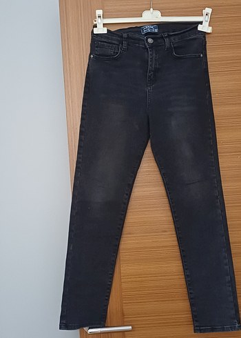Kız çocuk Siyah Normal Kesim Denim Pantolon