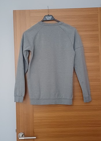 Gri Erkek Çocuk Sweatshirt - Uzun Kollu, Bol Kesim - Görsel 2