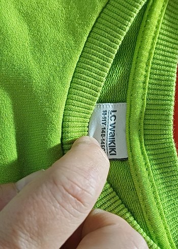 Neon yeşil Erkek Çocuk Uzun Kollu Sweatshirt - Görsel 3