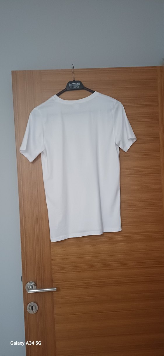 Beyaz Erkek Tişörtü Atatürk Baskılı - Görsel 3