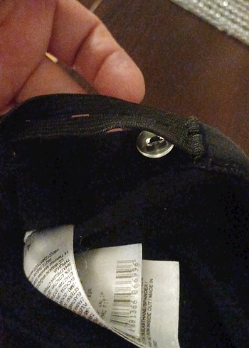 Siyah Kadın Yanları deri detaylı Hamile Spor Tayt - Görsel 4