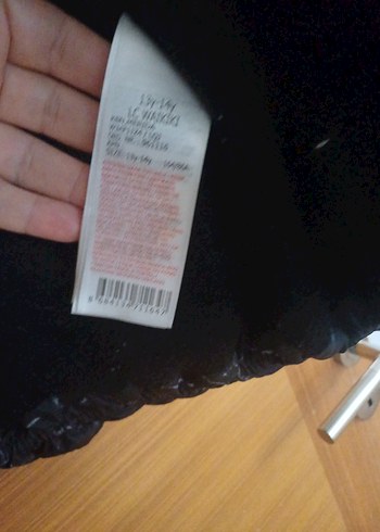 Erkek Çocuk Siyah mermer Desenli Mont - Görsel 3