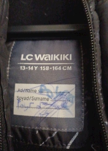 Erkek Çocuk Siyah mermer Desenli Mont - Görsel 4