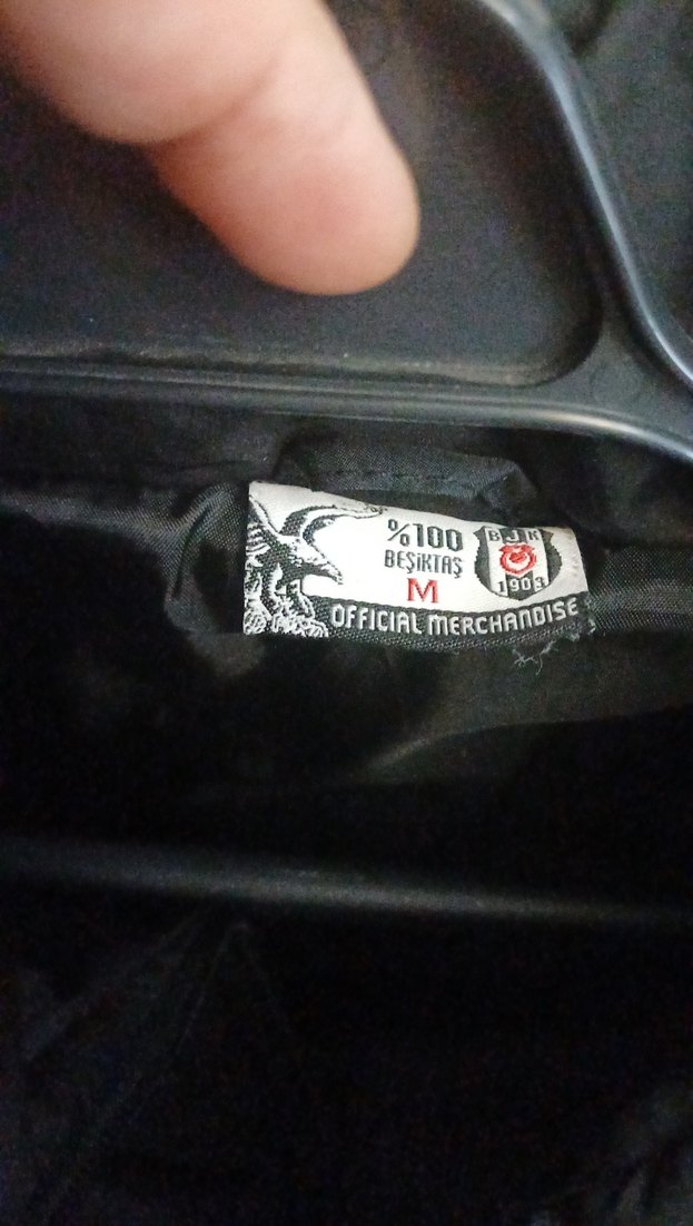 Siyah Beşiktaş Kartal Nakışlı Erkek Fermuarlı Şişme Yelek - Görsel 2