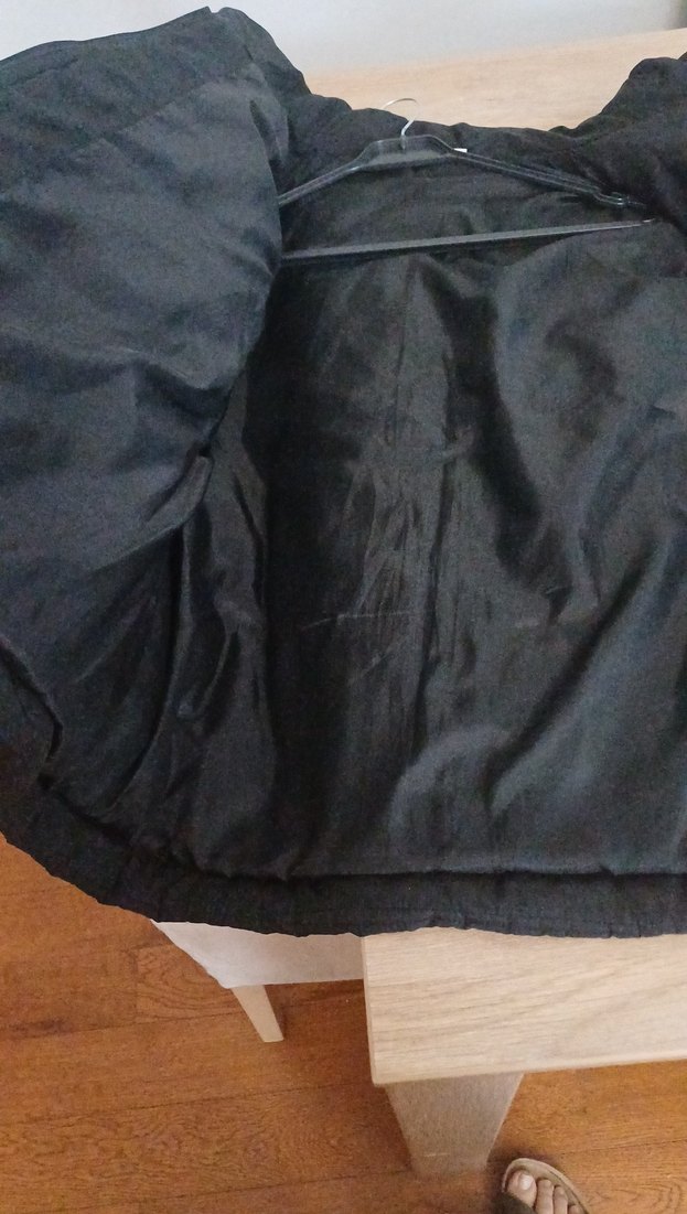 Siyah Beşiktaş Kartal Nakışlı Erkek Fermuarlı Şişme Yelek - Görsel 5