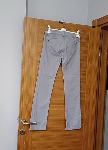 Koton Koton marka, Unisex gri kot pantalon