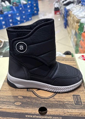 Siyah Yılan Desenli Erkek Spor Botu Velcro - Görsel 2
