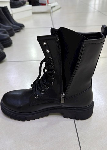 Siyah Kadın Goth Topuklu Bot - Görsel 2