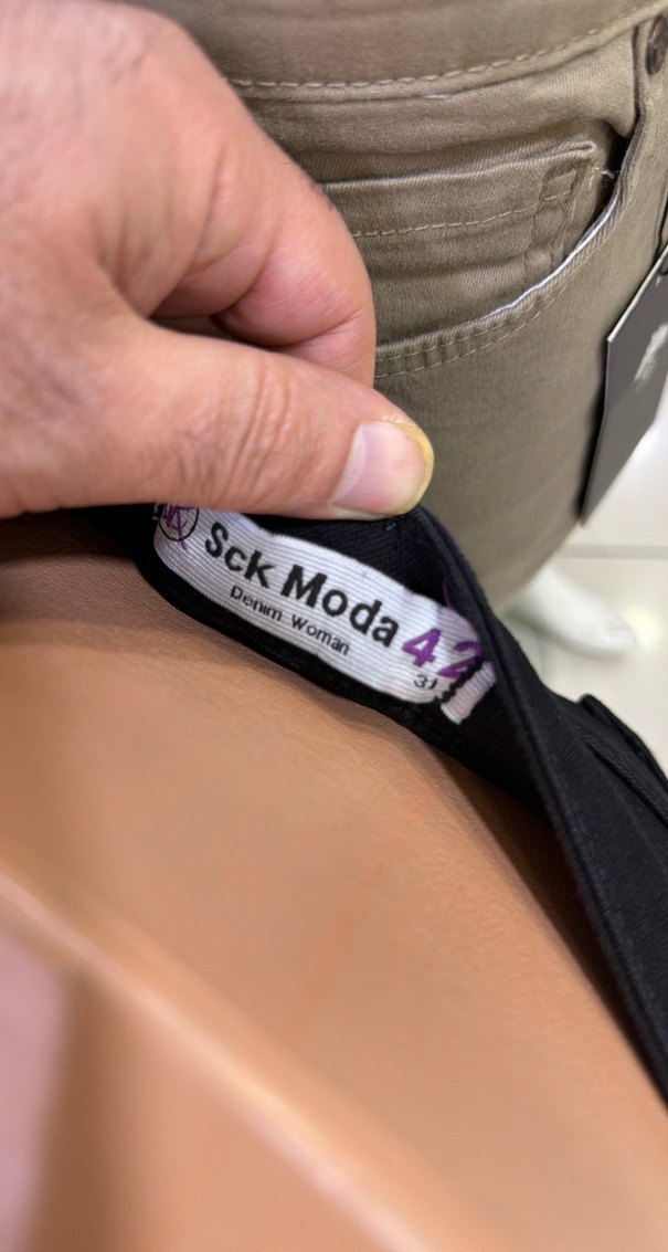 Siyah Dar Kesim Midi Boy Kadın Kot Pantolon - Görsel 2