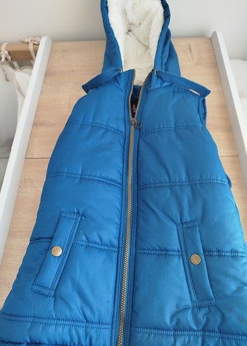 İçi Tüylü Fermuarlı Yelek - Görsel 3