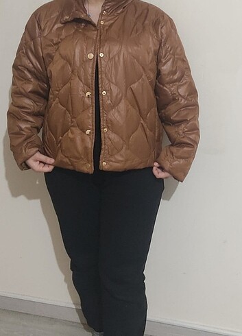 Yumuşak deri mont