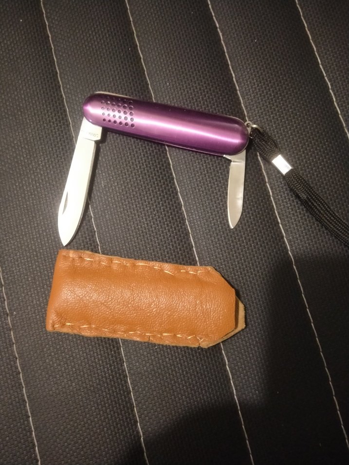 deri kılıfılı cep çakısı - Görsel 3