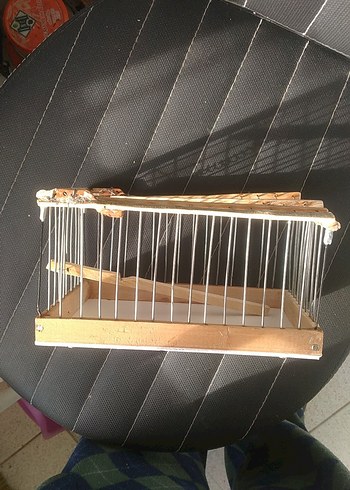 Ahşap Kafesli Küçük Evcil Hayvan Kafesi - Görsel 2