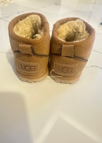 Bej Süet Kürklü Kız Botu - Görsel 3