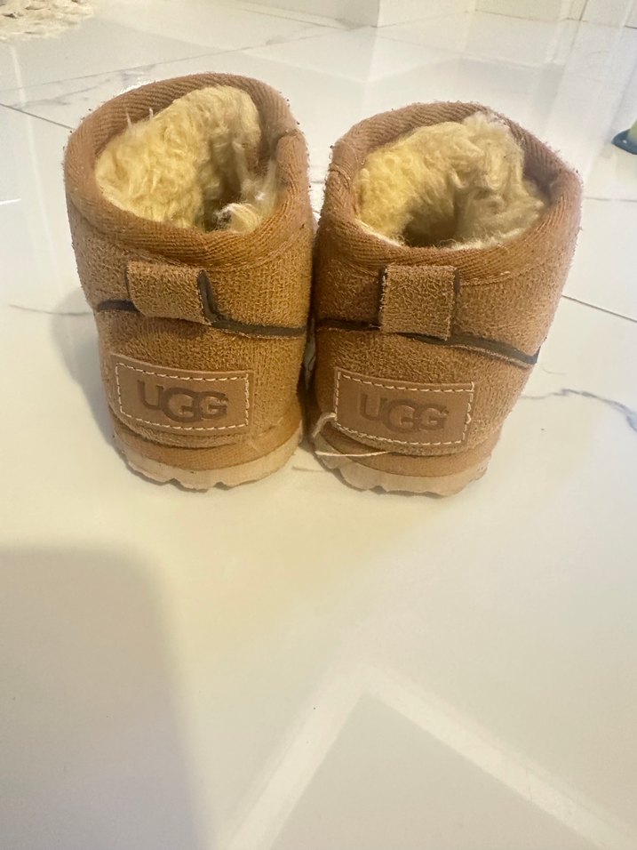 Bej Süet Kürklü Kız Botu - Görsel 3