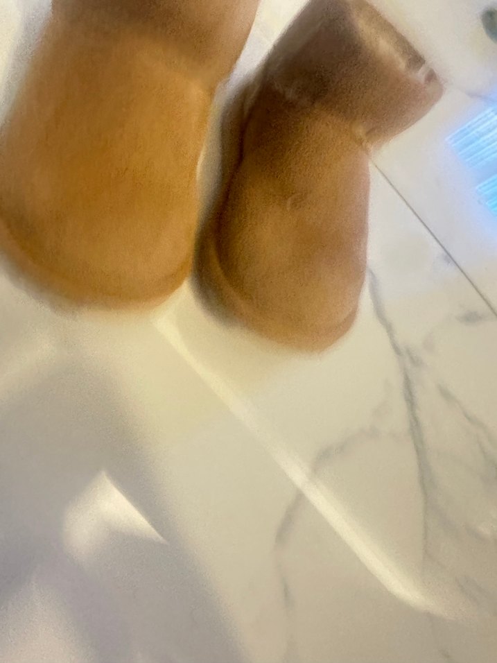 Bej Süet Kürklü Kız Botu - Görsel 2