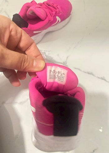 Kız Çocuk PembeBağcıklı Spor Ayakkabı - Görsel 4