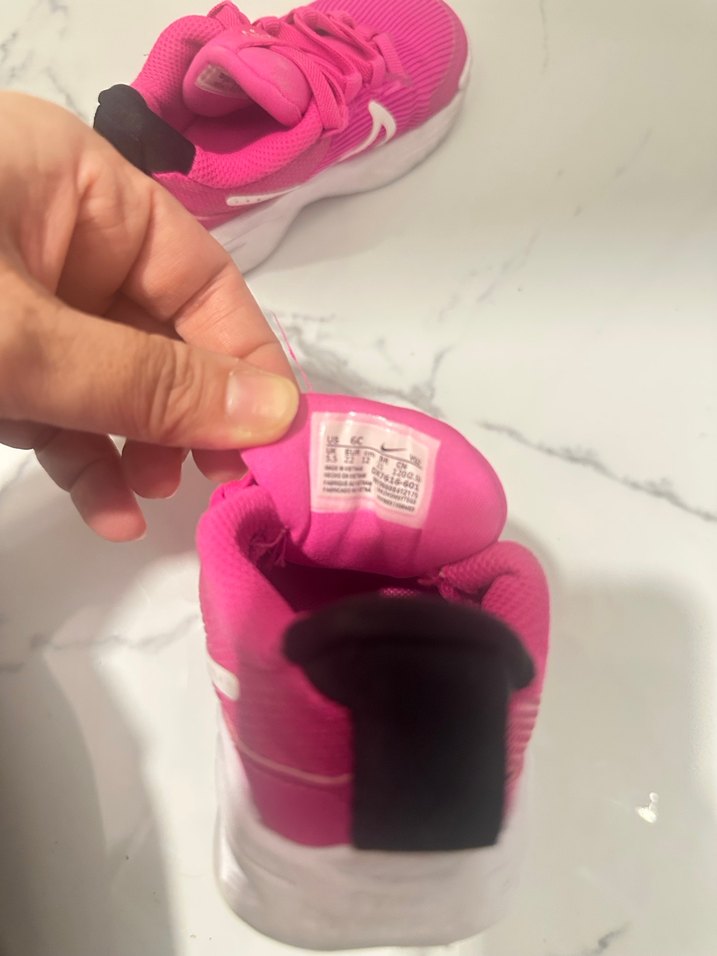 Kız Çocuk PembeBağcıklı Spor Ayakkabı - Görsel 4