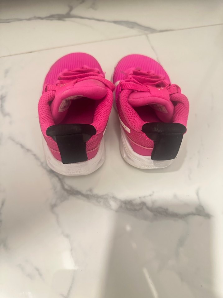 Kız Çocuk PembeBağcıklı Spor Ayakkabı - Görsel 3