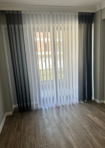 Modern Klasik Gri Bej Perde - Görsel 2