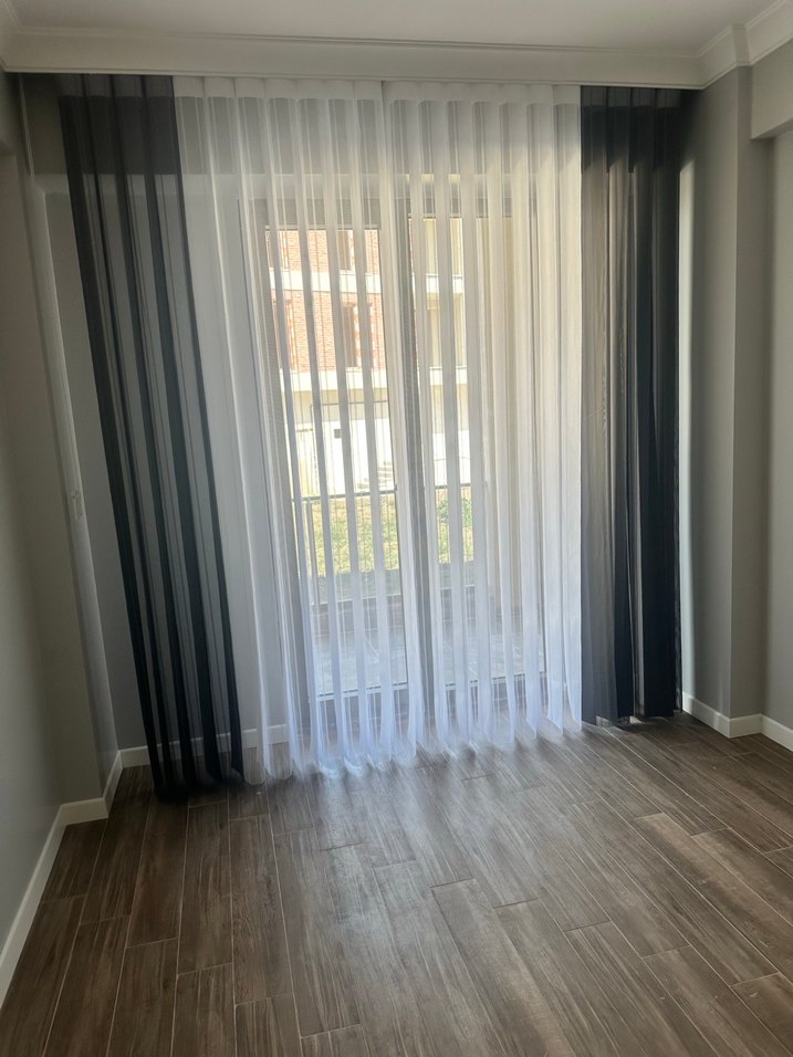 Modern Klasik Gri Bej Perde - Görsel 2