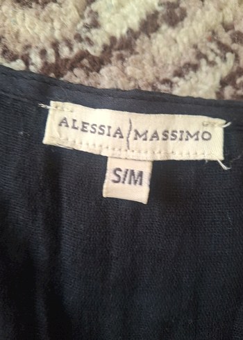 s Beden Siyah Mini Bohem Elbise