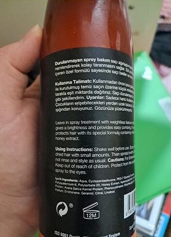 Durulanmayan saç bakım spreyi - Görsel 6