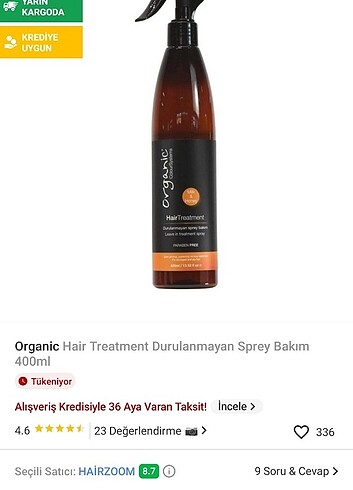 Durulanmayan saç bakım spreyi - Görsel 7