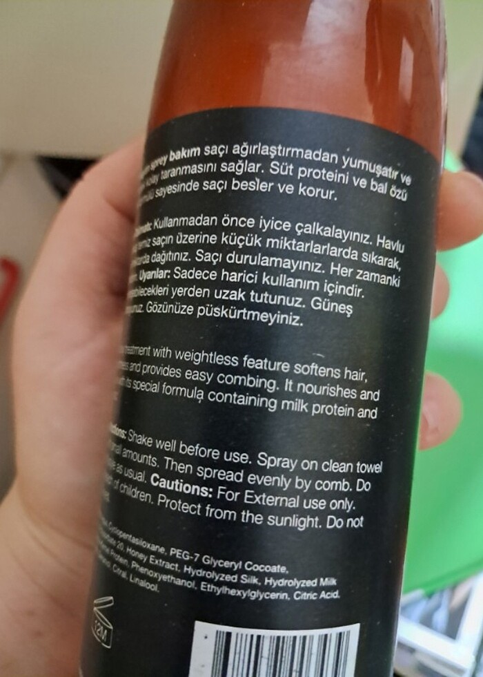 Durulanmayan saç bakım spreyi - Görsel 4