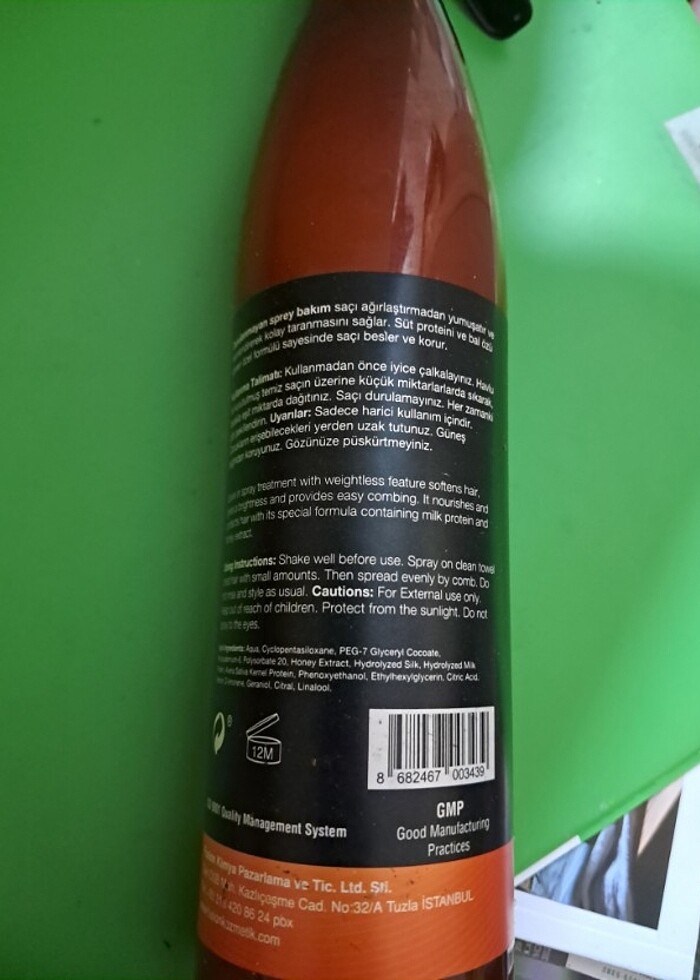 Durulanmayan saç bakım spreyi - Görsel 5