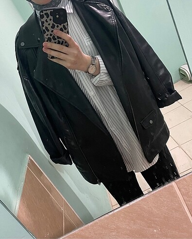 Zara Oversize Deri ceket